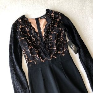 Lulus long sleeve lace dress